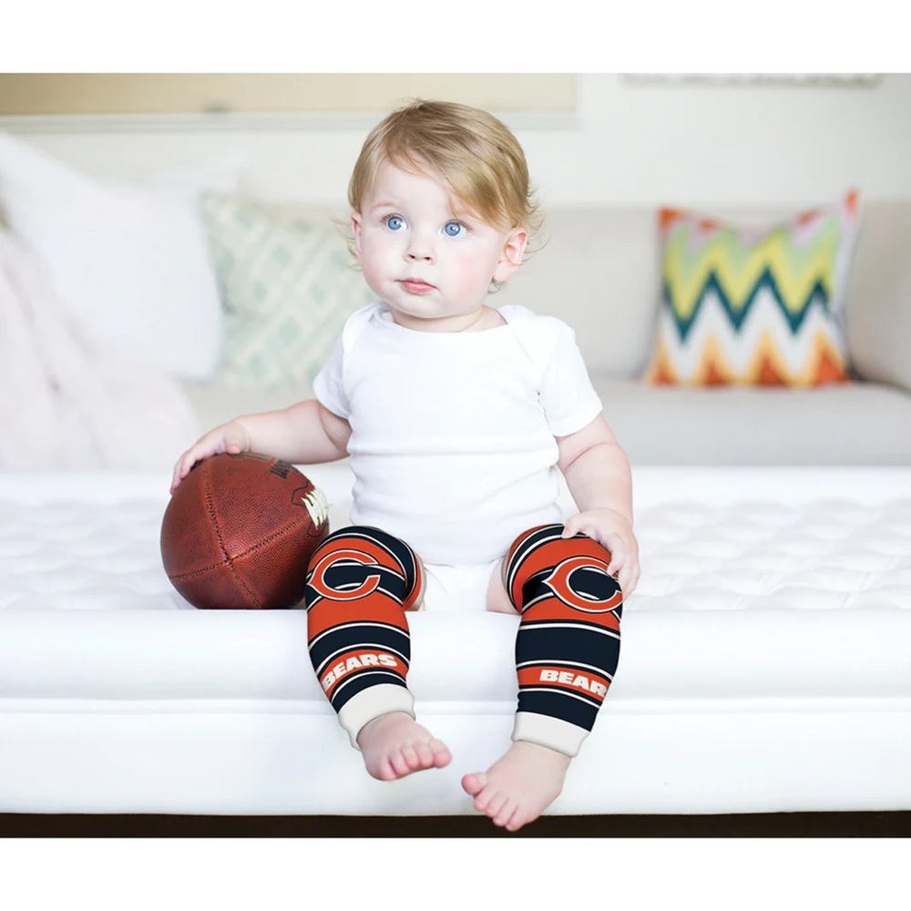 Chicago Bears baby leg warmers
